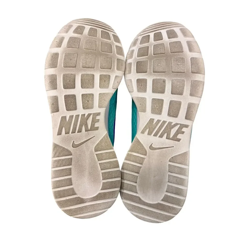 Nike Tanjun Teal Blue Mesh Running Shoes 6.5 Gorpcore Athleisure Sneakers